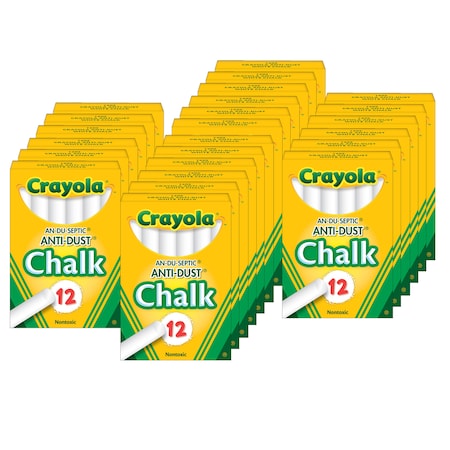 Anti-Dust® Chalk, White, PK288